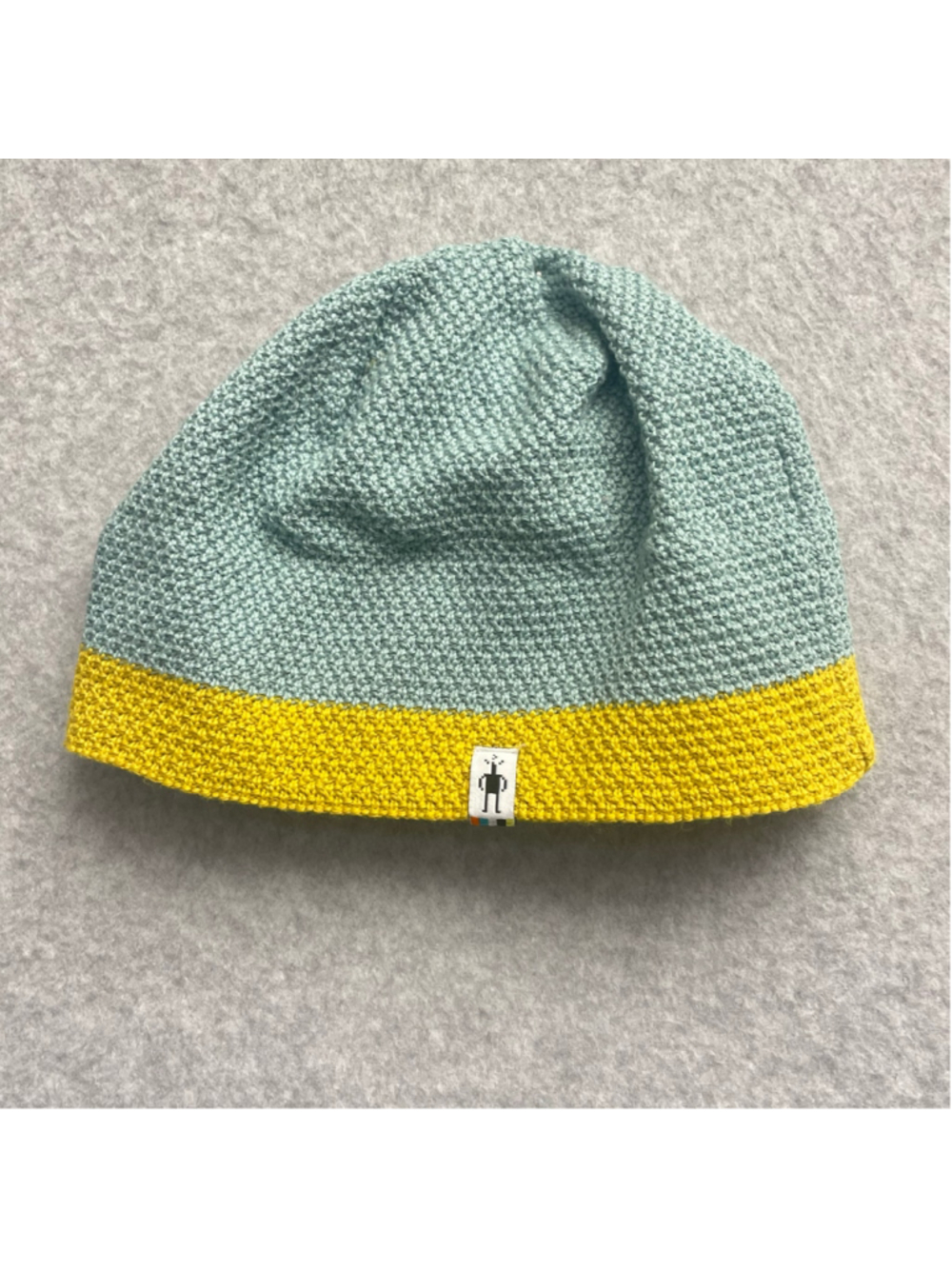 Smartwool Green & Yellow Merino Blend Beanie